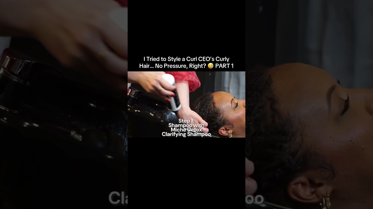i Tried to Style a Curl CEO’s Hair…No Pressure Right?!? 