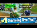 Complete the swimming Time Trial at Weeping Woods or Coral Castle Location - Fortnite