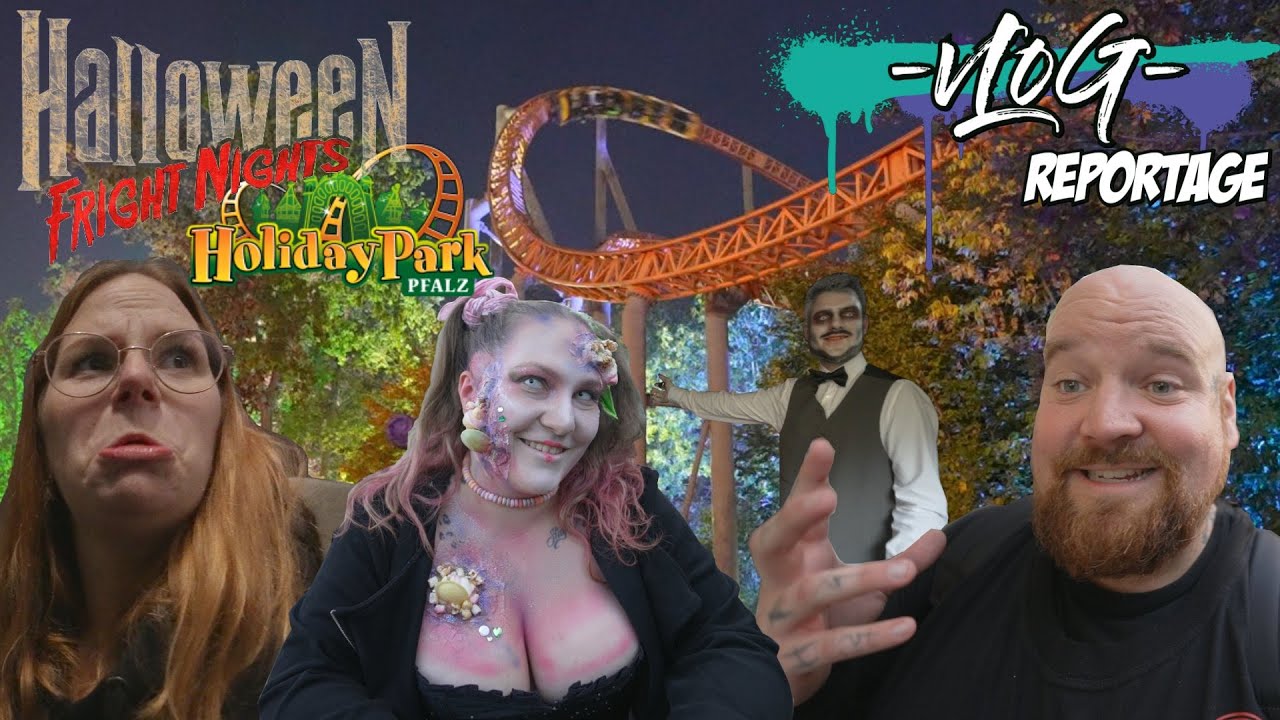 Holiday Park - Halloween Fright Nights - VLOG / Ride Review Reportage