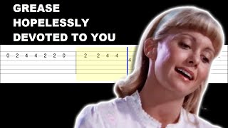 Hopelessly Devoted To You - From “Grease” (Easy Guitar Tabs Tutorial)