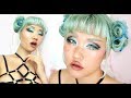 ELECTRIC BLUE EYES &amp; SPACE BUNZ ! | Tutorial