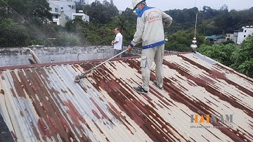 Mái tôn rỉ sét nặng và cách xử lý cực hiệu quả - Chống rỉ, chống nóng mái tôn