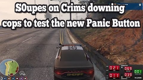 S0upes on Crims downing cops to test the new Panic Button | No-Pixel 3.1
