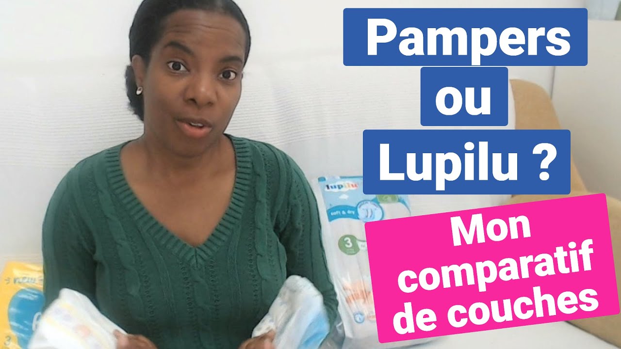 Pampers Vs Lupilu Lidl Comparatif De Couches Jetables Youtube