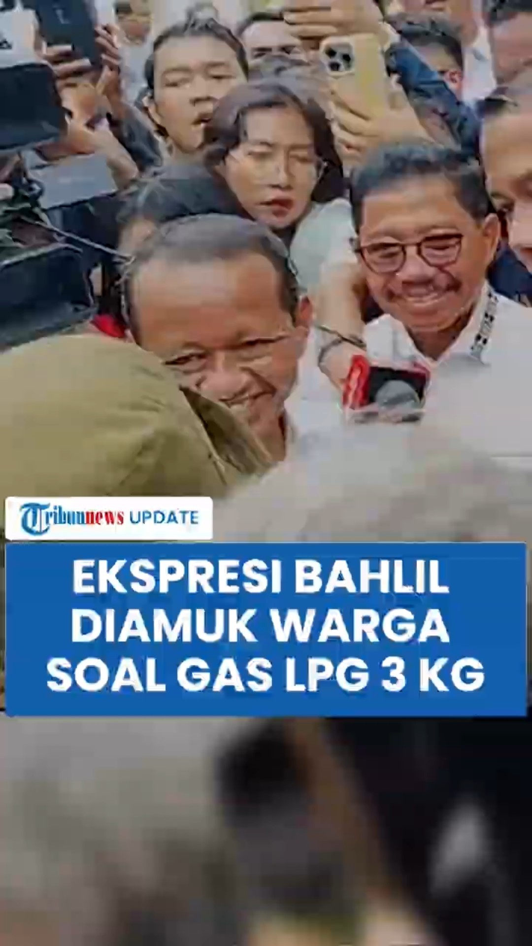 Tersorot Ekspresi Menteri ESDM Bahlil Diamuk Warga Cibodas Imbas Pengecer LPG 3 Kg Dihapus