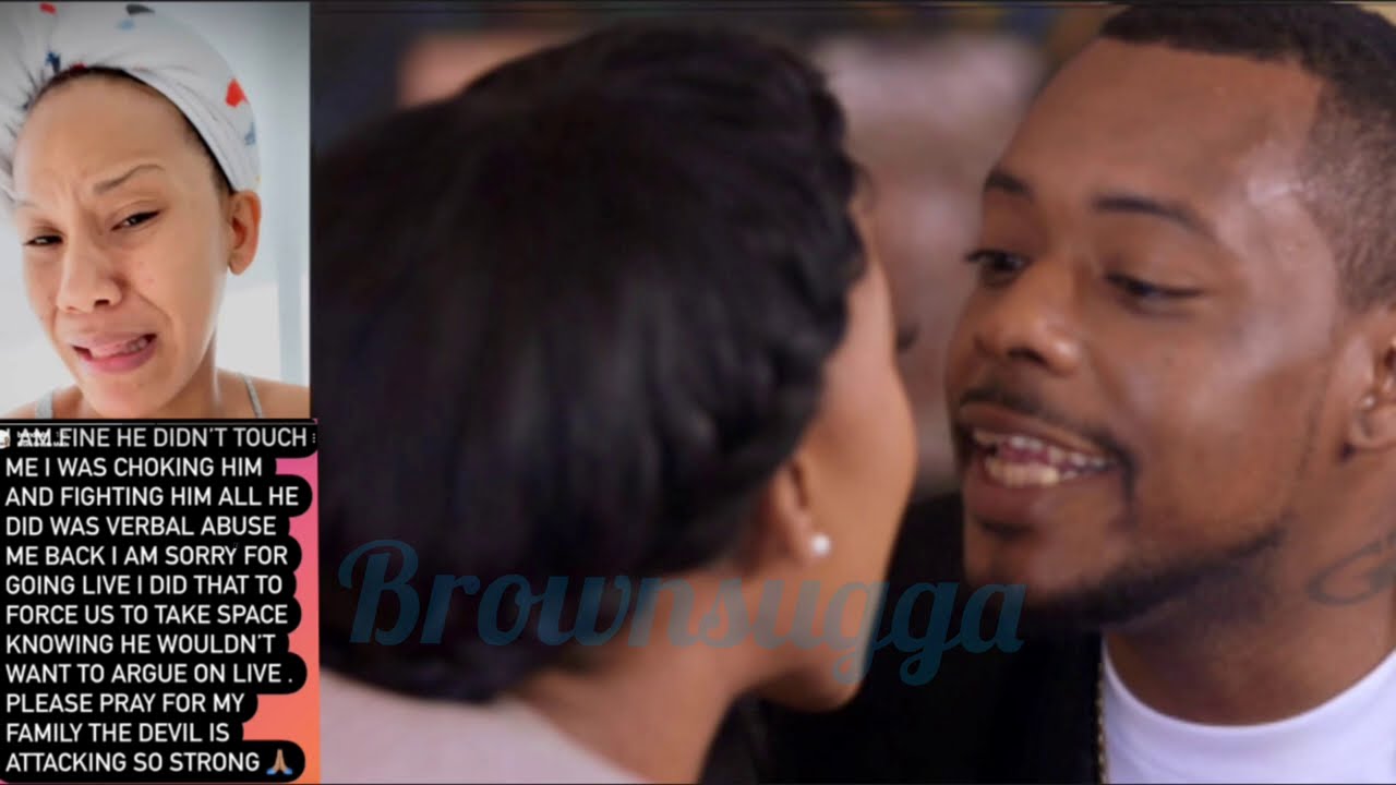 Brandi B LIVE & husband BE🅰️TĺNG the br🅰️kes 0ff her YouTube