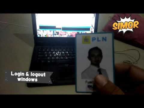 Login & logout windows menggunakan ID Card