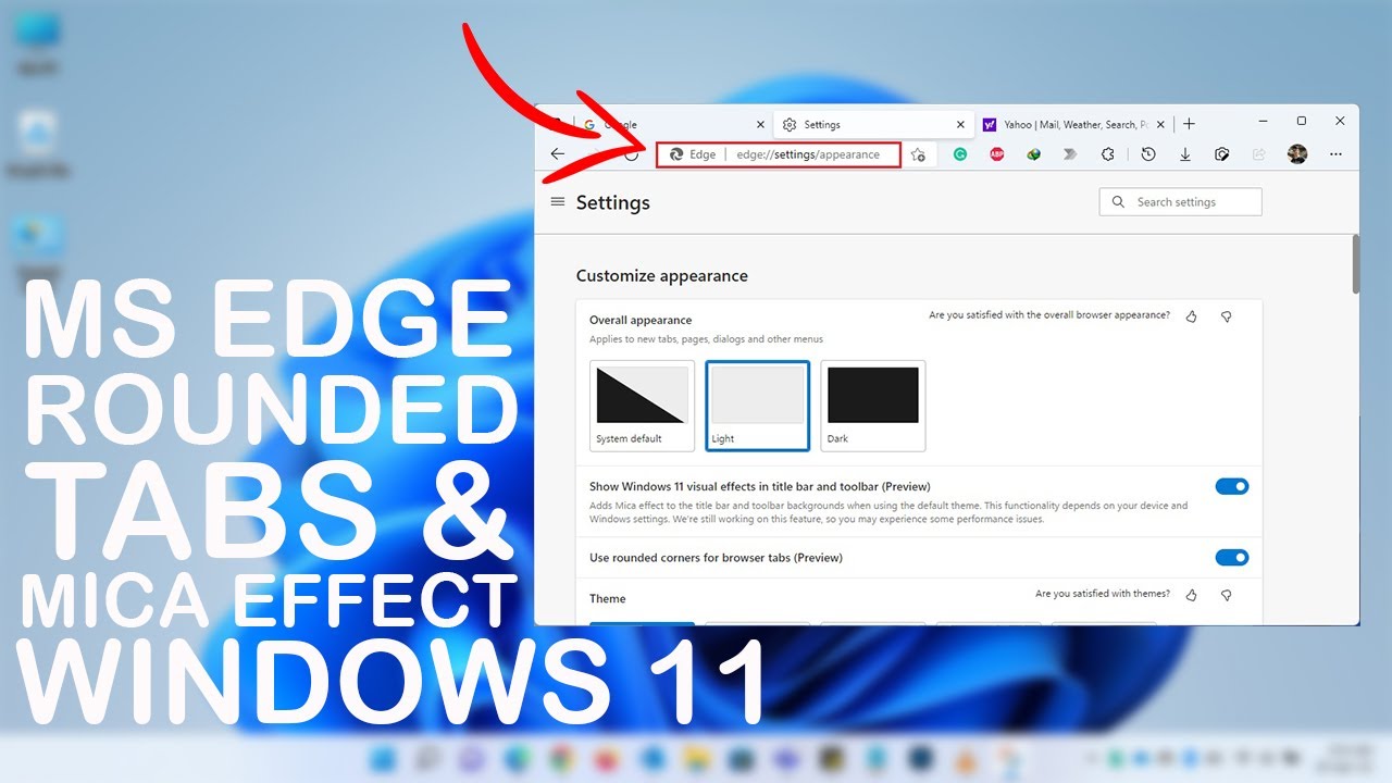 Tip Enable Rounded Tabs In Microsoft Edge Along With Windows 11 - Riset