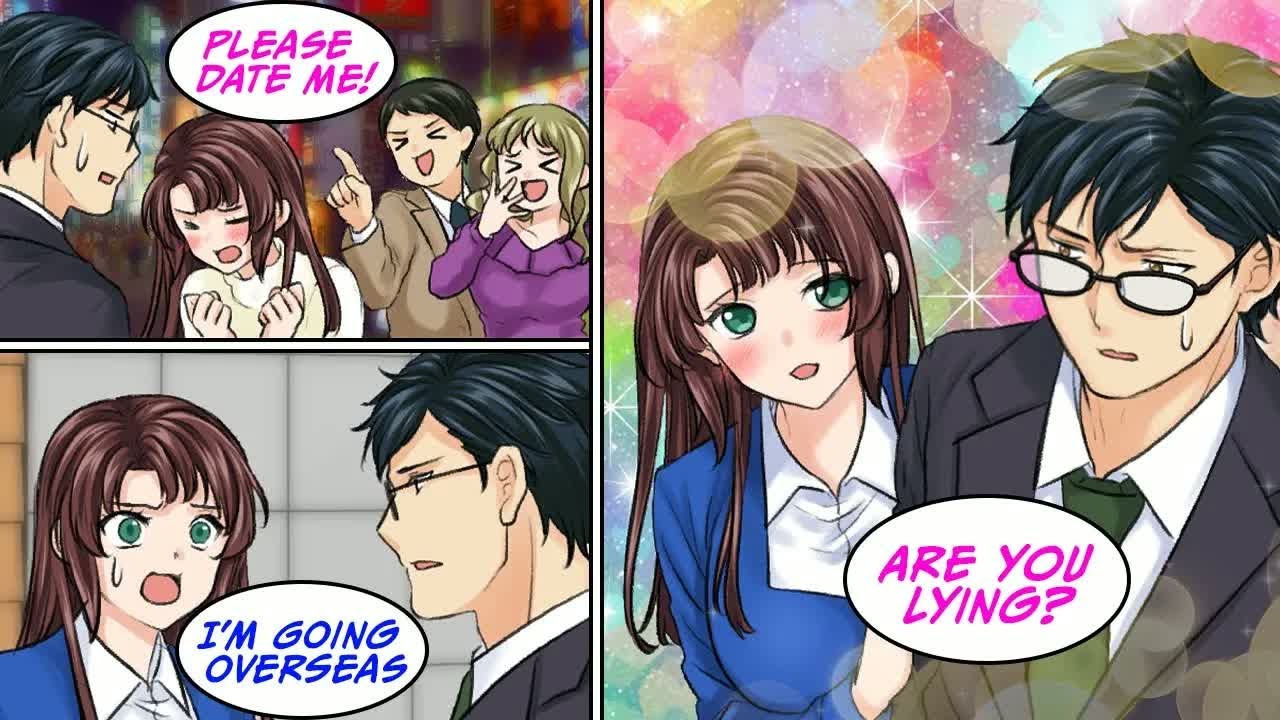 Manga dub I pretended to go out with a pretty receptionist who confessed her feelings RomCom