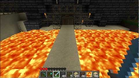 Minecraft: Piston Drawbridge