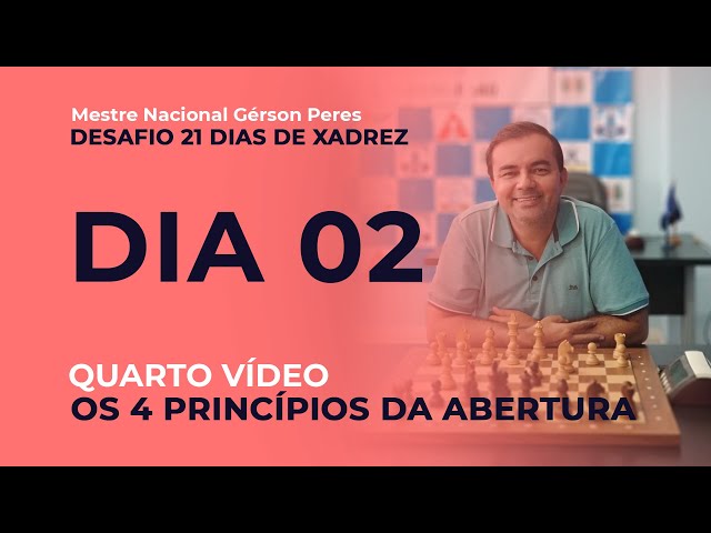 Xadrez Mindelo - Entender os princípios de abertura é fundamental