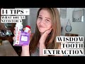 THE ULTIMATE WISDOM TEETH SURVIVAL GUIDE | 14 Tips for Wisdom Tooth Extraction | Before & After