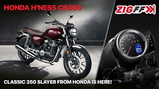 Honda H’ness CB 350 Launched | Price, Engine Specs, Features & More| ZigFF