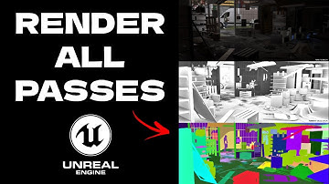 Easiest Way to Render All Passes in Unreal Engine 5🌿....