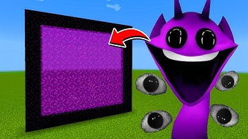 How to Make A Portal To The Horror Durple Sprunki Dimension in Minecraft!