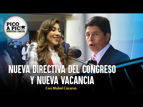 Nueva Directiva del congreso y nueva vacancia | Pico a Pico con Mabel Cáceres