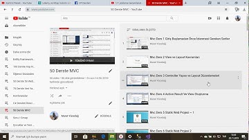 1# Asp.Net Mvc Kütüphane Yönetim Sistemi Giriş ~ Neler Yapacağız