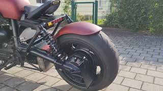 Triumph Rocket 3 III 2300cc heavy modifications  exhaust Ramair MSG motogadget Motoscope pro mini