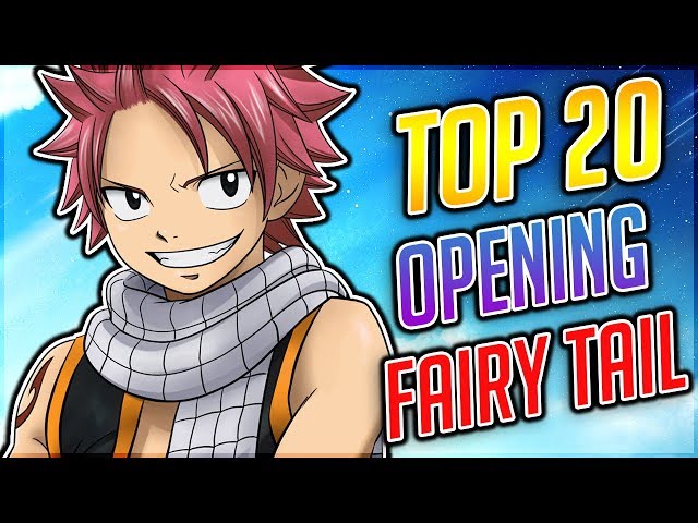 Fairy Tail: 10 melhores aberturas, classificadas