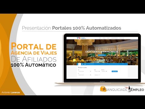 Portal Agencia de Viajes de Afiliados 100% Automático - FranquiciaDeEmpleo.com