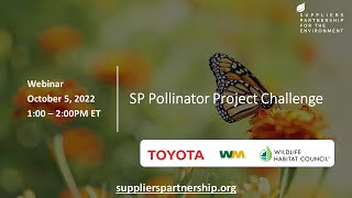 SP Pollinator Project Challenge Webinar
