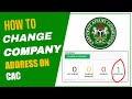 How To Change Company Address On CAC | Change Company Head Office Address