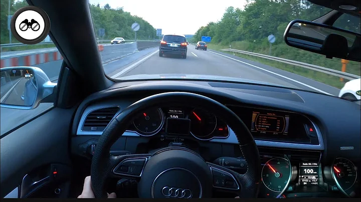 AUDI A5 3.0 TDI CABRIO POV - TOP SPEED & ACCELERATION AUTOBAHN