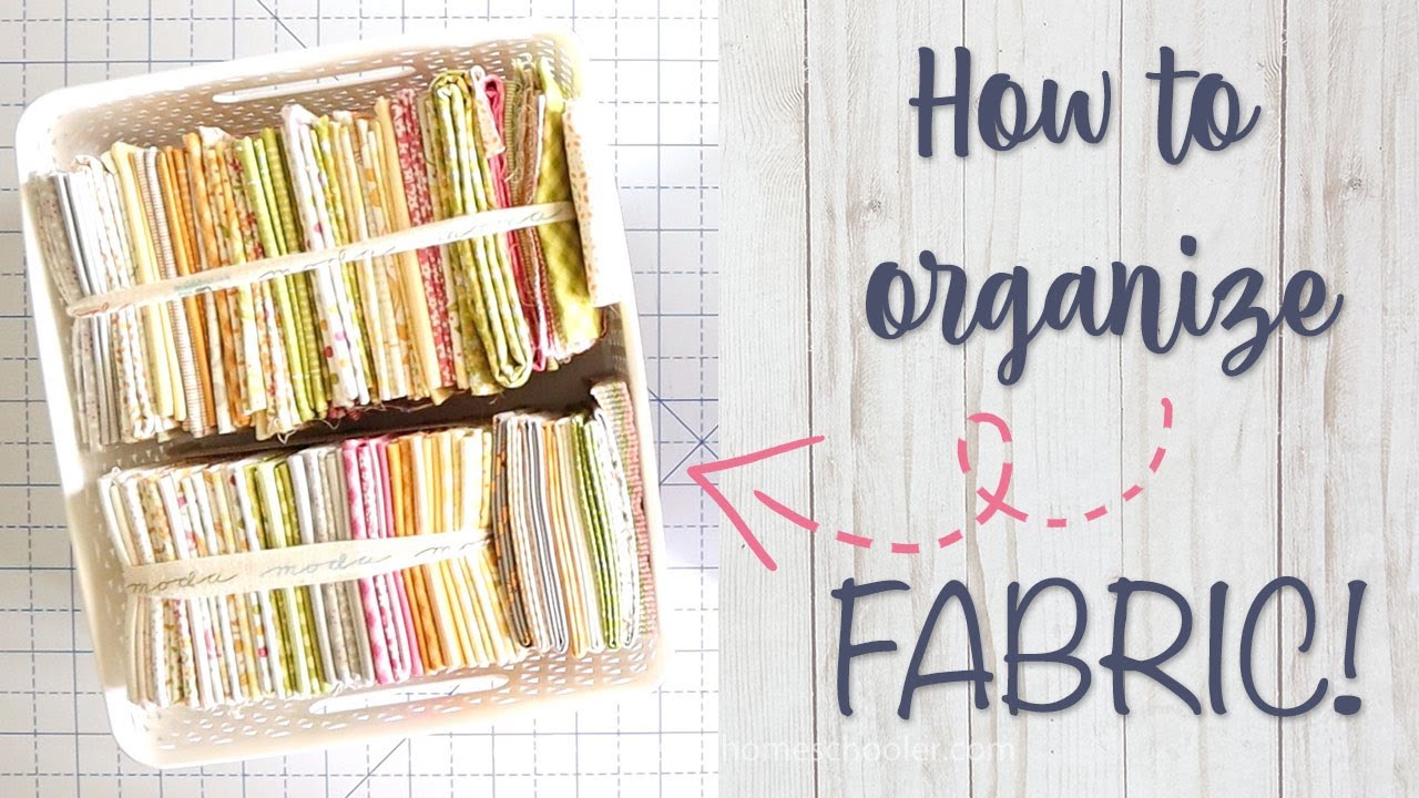 Organizing my fabric with The Fabric Organizer by DeNiece's