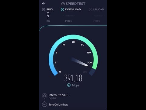 Pÿur Pure Speed 400 Internet Speedtest (400 Mbit/s Down & 12Mbit/s Upload)