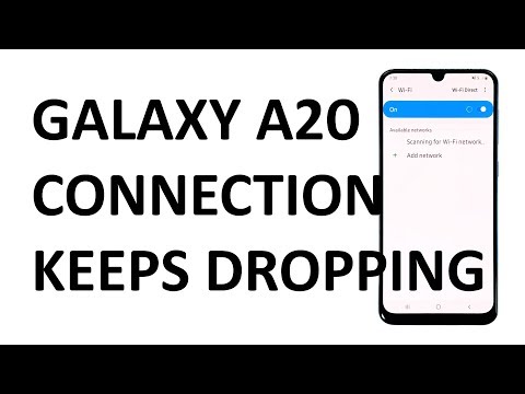 Samsung Galaxy A20 WiFi connection keeps dropping. Here’s the fix.