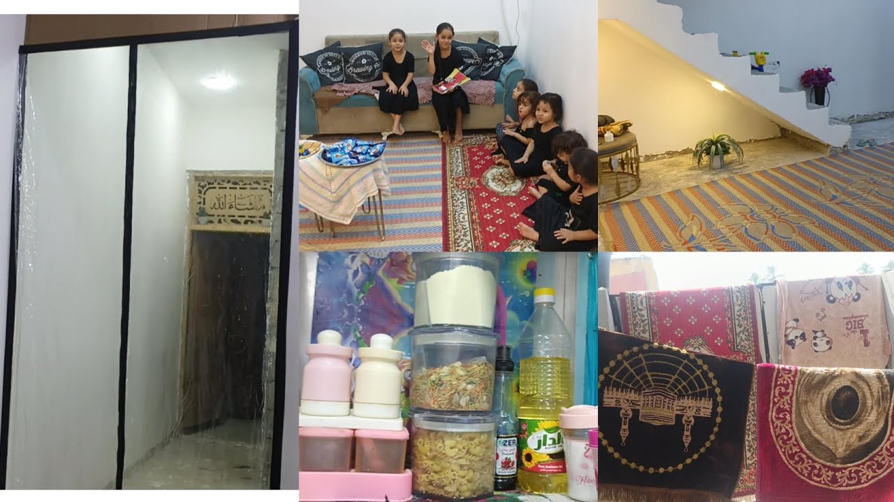 كل ما اقرر ما اشتغل ولا انظف اجيب ام العيد😁 اشتريت برده الصاله🌷مخليه جهالي على مايهم🤲تنظيف عميق لبيت