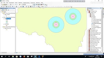 Buffer in ArcGIS (bangla) || Geoprocessing Buffer