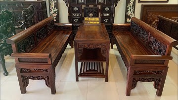 Bộ trường kỷ gụ ta quảng bình / Đồ gỗ Dương Phương 0948688499