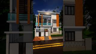 30x40 duplex house design plan elevation 2 - Full video link in description - shorts