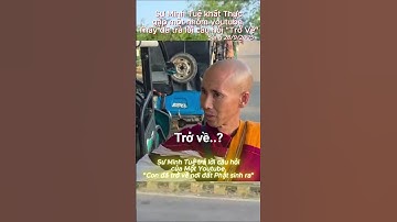 Nepal sáng 28/9/2025. Sư Minh Tuệ trên đường khất thực gặp nhóm Youtube đã trả lời câu hỏi " Trở về"