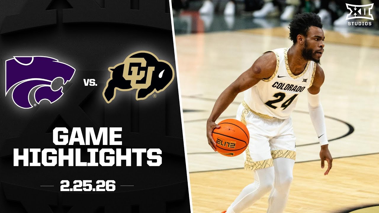 Kansas State vs. Colorado Game Highlights | 2025-26 Big 12 Men’s Basketball