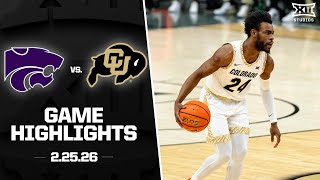 Kansas State vs. Colorado Game Highlights | 2025-26 Big 12 Men’s Basketball