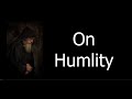 On humility