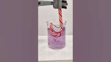 Chemical Chameleon Candy Cane Experiment