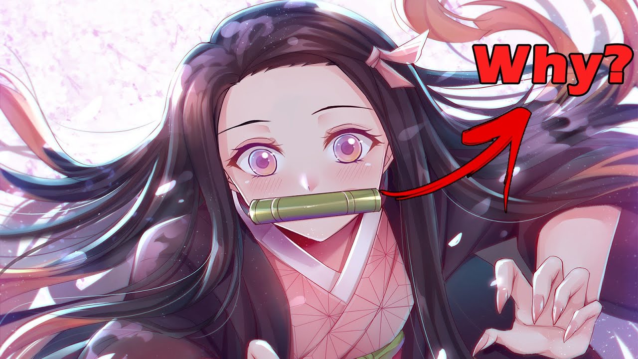 Why NEZUKO wears a BAMBOO MUZZLE? #kimetsunoyaiba #demonslayer #fyp #n