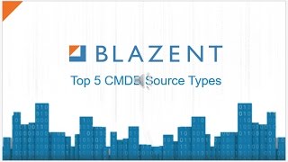 Top 5 CMDB Source Types