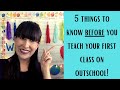 5 Things to Know Before You Teach Your 1st Class on Outschool!