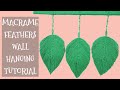 MACRAME FEATHERS || FEATHERS || VIDEO TUTORIAL