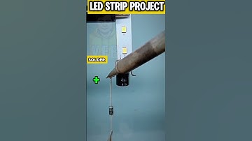 LED strip project 💡🔦 #diyprojects  #diyprojects #diy #viralshort