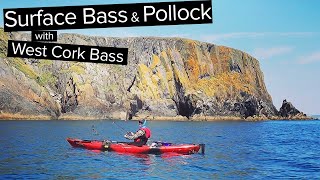 Bass Surface Fishing & Big Pollock in Clonakilty, West Cork with David Norman