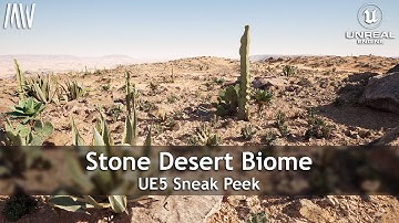 Unreal Engine 5 - MAWI - New Photoreal Stone Desert Environment #unrealengine #UE5 #gamedev