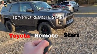 4Runner Remote Start 2021 TRD PRO & Limited Only  toyota 4runner 2021