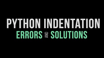 python indentation   How to fix python indentation ERROR    Part  #4