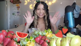 ASMR 🍓 Comiendo fruta | Eating fruit