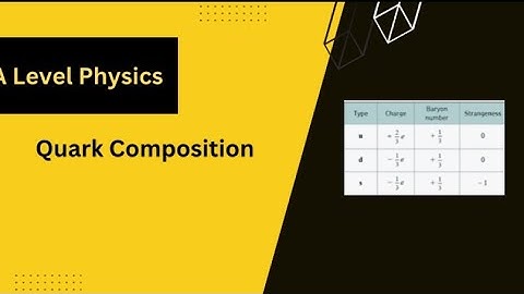 Quark Composition Four Step Method- A Level Physics
